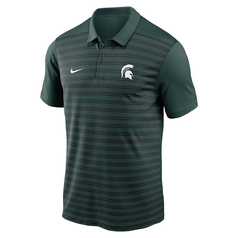 Men's Nike Green Michigan State Spartans 2024 Early Season Coaches Sideline Performance Polo