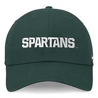 Men's Nike Green Michigan State Spartans 2024 On-Field Club Adjustable Hat
