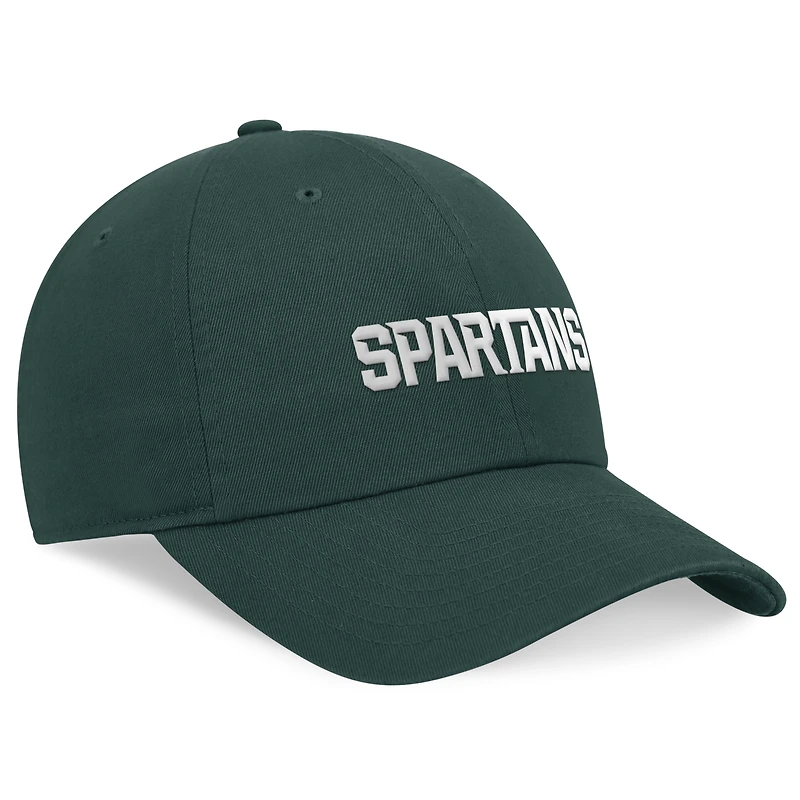 Men's Nike Green Michigan State Spartans 2024 On-Field Club Adjustable Hat