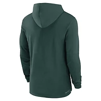 T-shirt à manches longues Nike Michigan State Spartans 2024 Sideline pour homme Vert