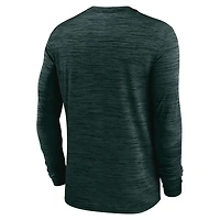Men's Nike Green Michigan State Spartans Sideline Velocity Dri-FIT Long Sleeve T-Shirt