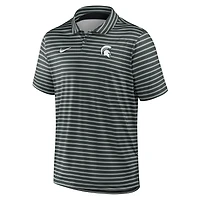 Polo Nike vert Michigan State Spartans 2025 Coaches Premium Tour Stripe Dri-FIT pour homme