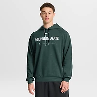 Sweat à capuche Nike vert Michigan State Spartans 2025 Courtside Basketball Practice Raglan Dri-FIT pour homme