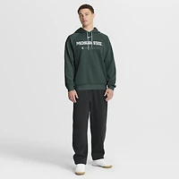 Men's Nike Green Michigan State Spartans 2025 Courtside Basketball Practice Raglan Dri-FIT Hoodie