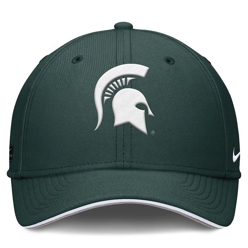 V110793 MichSt NCAA FB Nike 2025 Dugout Entraîneurs Dri-Fit Rise Swoosh Flex HATMENFLX NC03-3EY-MST-190 #10