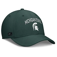 Casquette Nike verte Michigan State Spartans 2025 On-Field Performance Flex pour homme