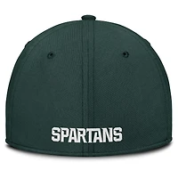 Casquette Nike verte Michigan State Spartans 2025 On-Field Performance Flex pour homme