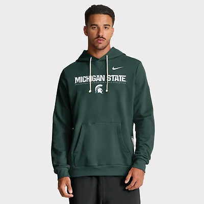 Sweat à capuche Nike vert Michigan State Spartans 2025 Sideline Standard Issue Dri-FIT pour homme