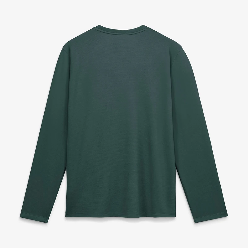 Men's Nike Green Michigan State Spartans 2026 Sideline Coaches UV Dri-FIT Long Sleeve Shirt