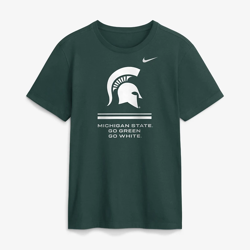 Men's Nike Green Michigan State Spartans 2026 Sideline Dri-FIT T-Shirt