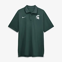 Men's Nike Green Michigan State Spartans 2026 Sideline Tour Dri-FIT Polo