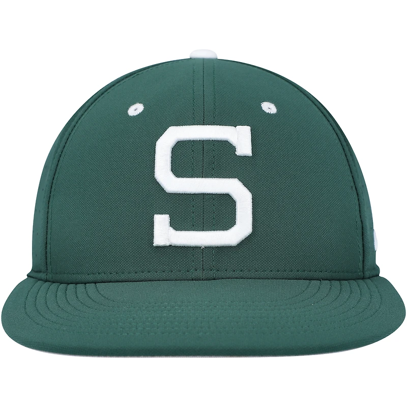Casquette ajustée Nike Michigan State Spartans Aero True Baseball Performance pour homme