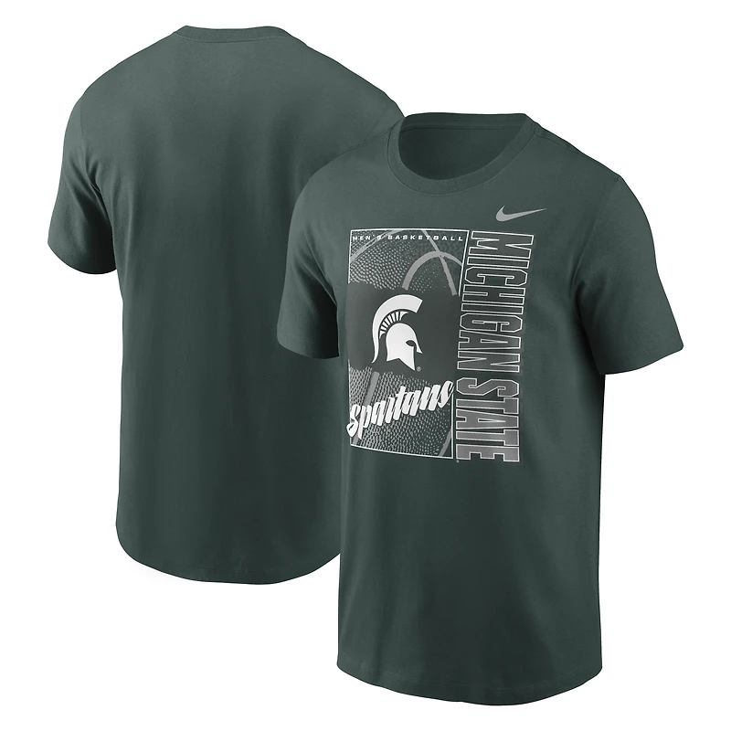 T-shirt Nike vert pour homme, modèle Refresh des Spartans de l'Université d'État du Michigan