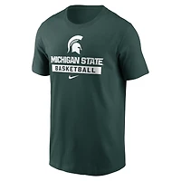 Men's Nike Green Michigan State Spartans Basketball T-Shirt