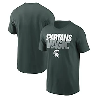 T-shirt Nike vert Michigan State Spartans Campus Local Madness pour homme