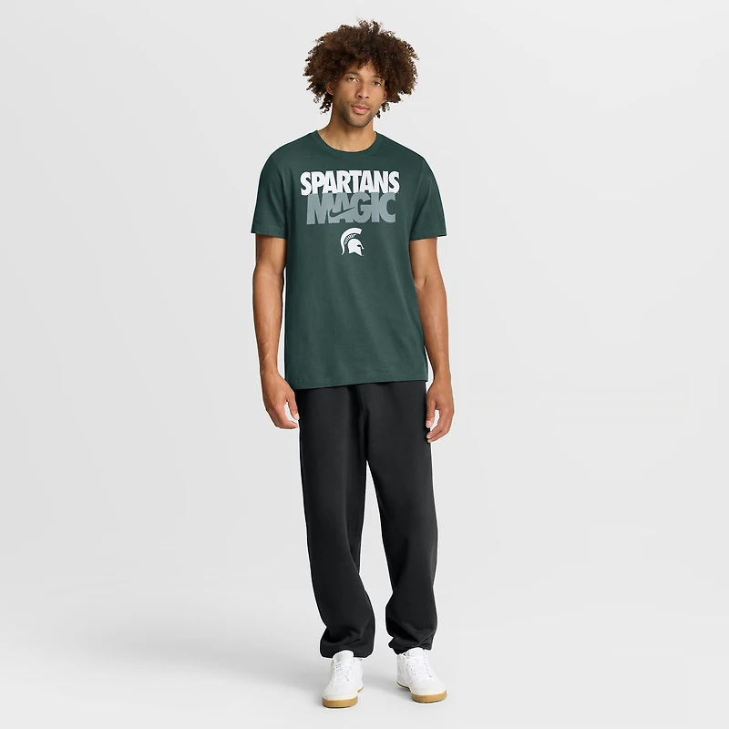 Men's Nike Green Michigan State Spartans Campus Local Madness T-Shirt