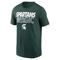 Men's Nike Green Michigan State Spartans Campus Local Madness T-Shirt