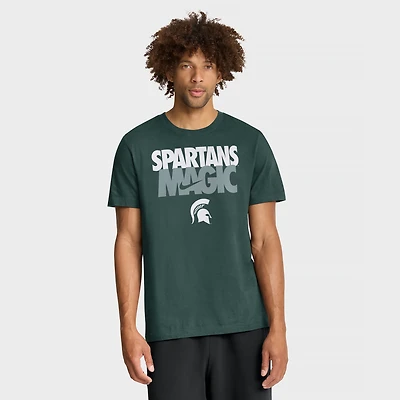 Men's Nike Green Michigan State Spartans Campus Local Madness T-Shirt