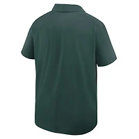 Men's Nike Green Michigan State Spartans Coaches Sideline Dri-FIT Polo