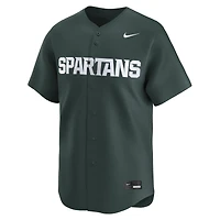 Men's Nike Green Michigan State Spartans College Baseball Limited Jersey