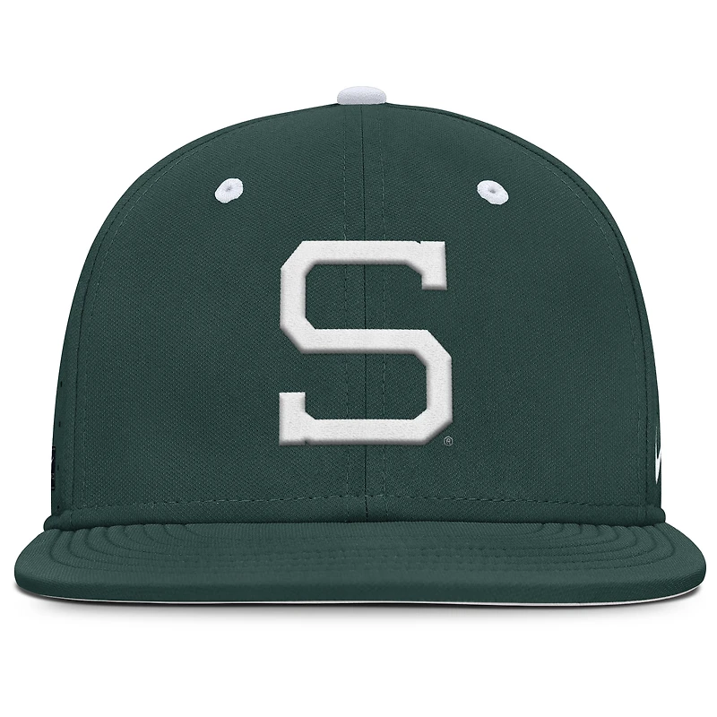 Men's Nike Green Michigan State Spartans Dugout True Dri-FIT Fitted Hat
