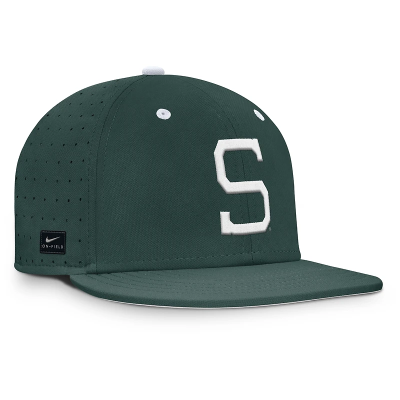 Men's Nike Green Michigan State Spartans Dugout True Dri-FIT Fitted Hat