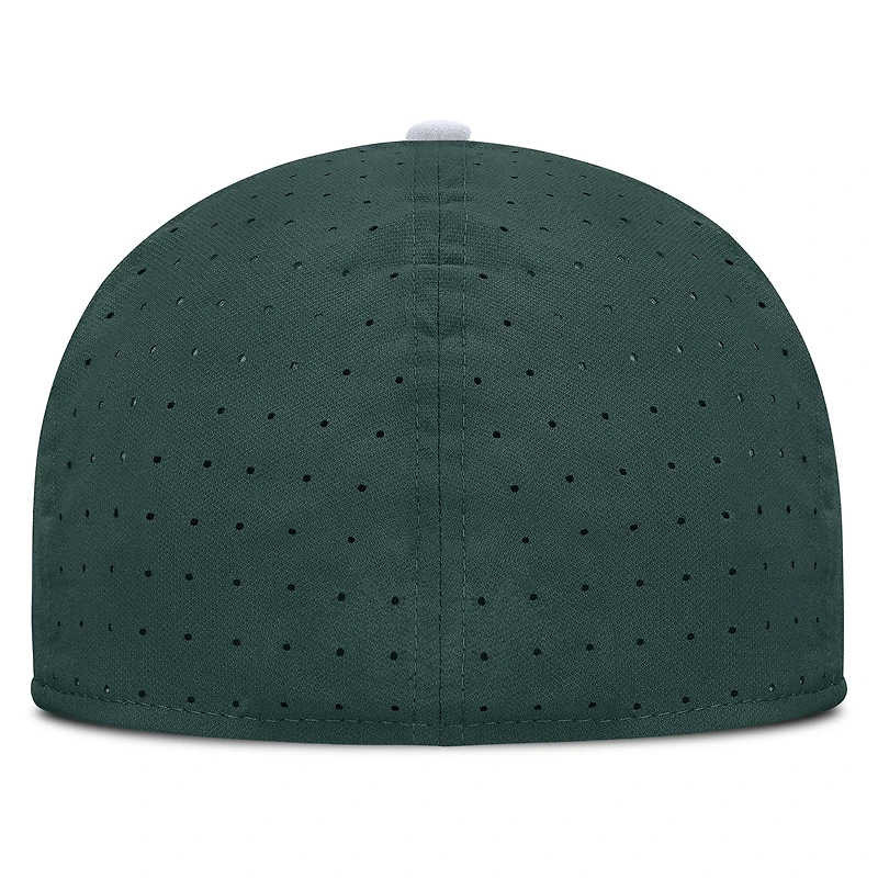 Casquette ajustée Nike verte Michigan State Spartans Dugout True Dri-FIT pour homme