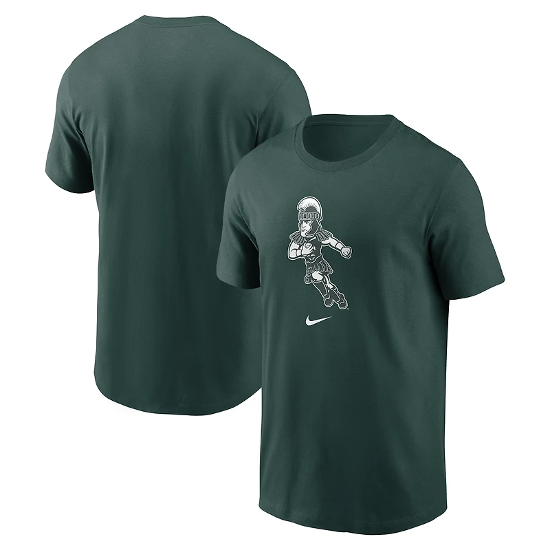 T-shirt de sport Nike vert Michigan State Spartans pour homme