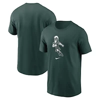 T-shirt de sport Nike blanc Michigan State Spartans pour homme