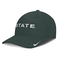 Men's Nike Green Michigan State Spartans Gameday Aerobill Swooshflex Dri-FIT Hat