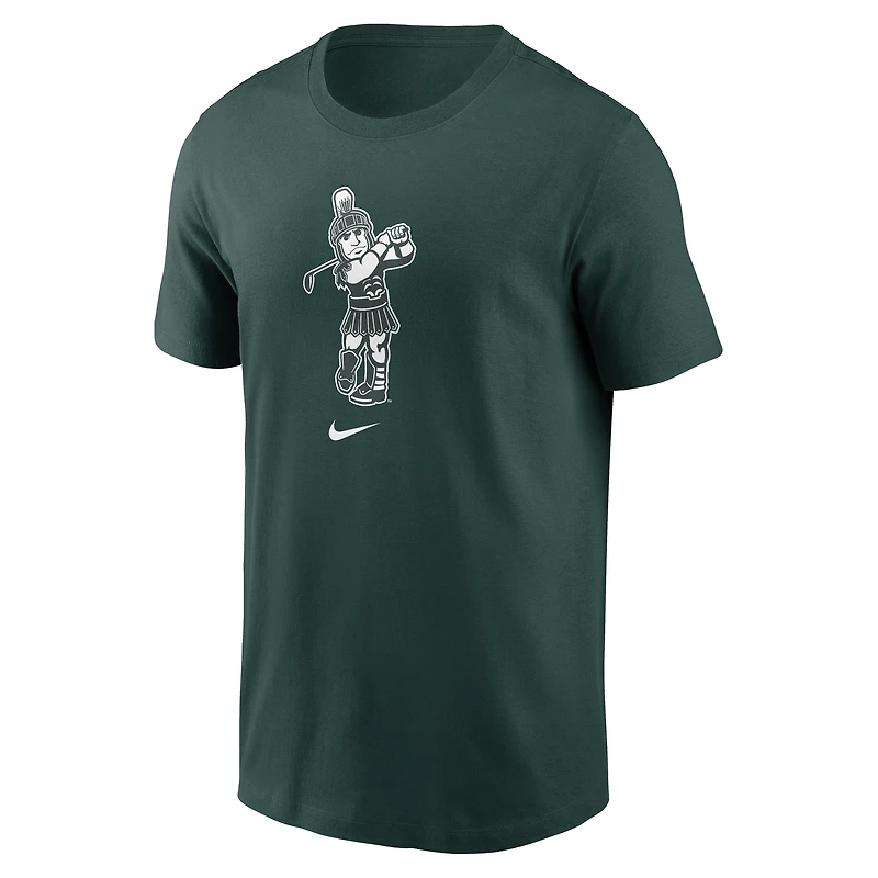 Men's Nike Green Michigan State Spartans Golf Sparty Sport T-Shirt