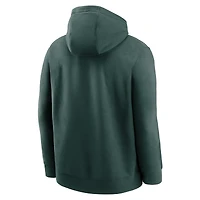 Men's Nike Green Michigan State Spartans Legacy Foundational Two-Hit Club Performance Pullover Hoodie