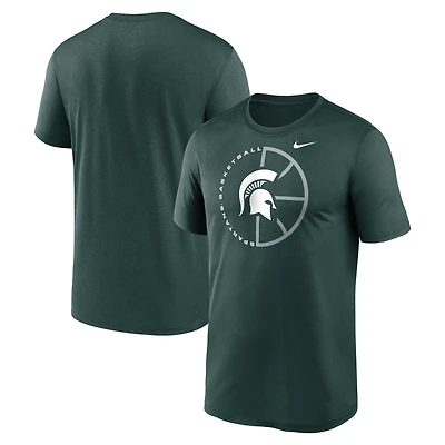 Men's Nike Green Michigan State Spartans Legend Basketball Icon Dri-Fit T-Shirt
