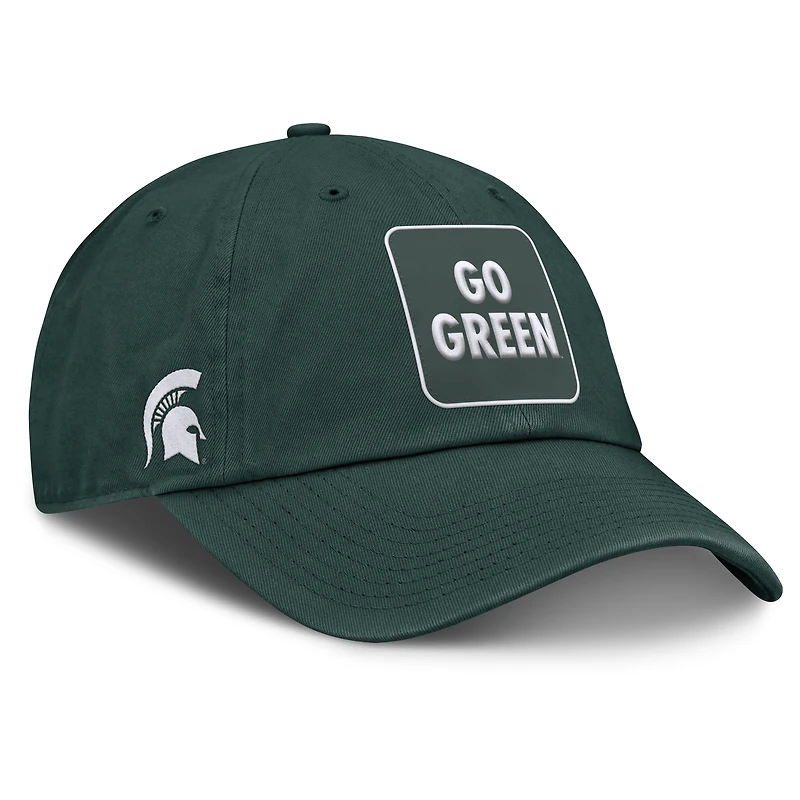 Casquette ajustable Nike verte Michigan State Spartans Local Club pour homme
