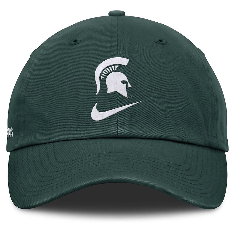 Men's Nike Green Michigan State Spartans Primetime Club Adjustable Hat