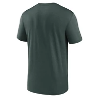 T-shirt Nike vert Michigan State Spartans Primetime Legend Football Icon Dri-FIT pour homme
