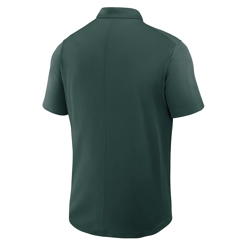 Men's Nike Green Michigan State Spartans Primetime Victory Legacy Vault Logo Performance Polo