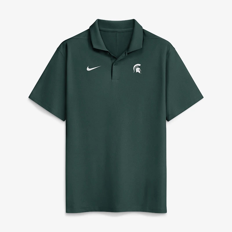 Men's Nike Green Michigan State Spartans Primetime Victory Plus Dri-FIT Polo