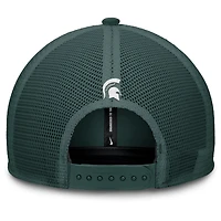 Casquette ajustable Nike verte Michigan State Spartans Rise pour homme