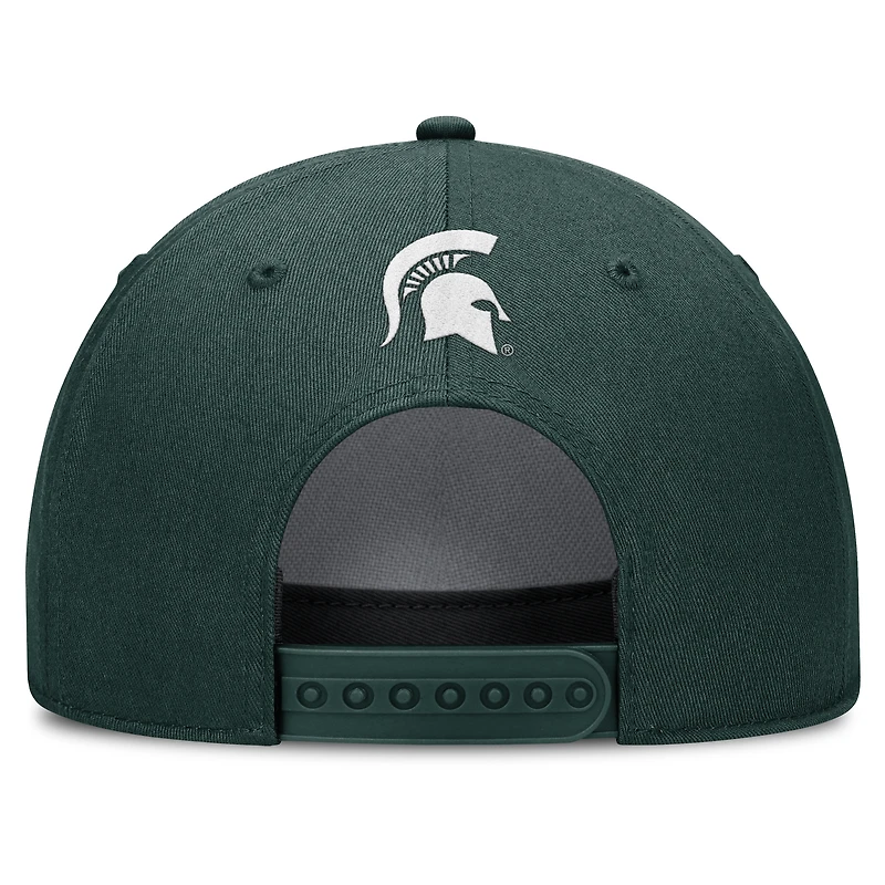 Men's Nike Green Michigan State Spartans Rise Campus Adjustable Hat