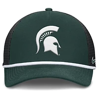 Men's Nike Green Michigan State Spartans Rise Primetime Trucker Adjustable Hat