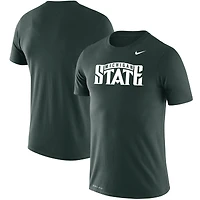Men's Nike Green Michigan State Spartans School Logo Legend Performance T-Shirt