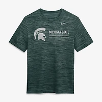 Men's Nike Green Michigan State Spartans Sideline Velocity Dri-FIT T-Shirt