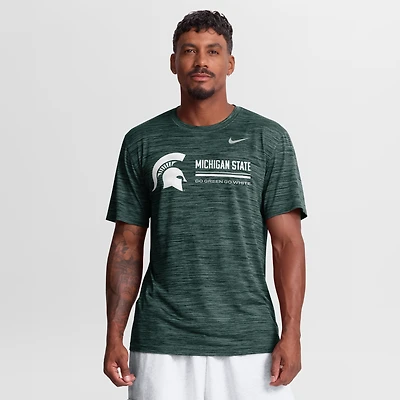 Men's Nike Green Michigan State Spartans Sideline Velocity Dri-FIT T-Shirt
