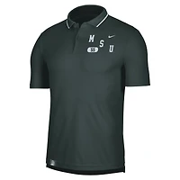 Polo Performance Nike Michigan State Spartans Wordmark pour Homme - Vert