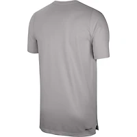 Men's Nike  Heather Gray Michigan State Spartans Sideline Coaches Performance Top