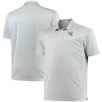 Polo de performance Nike pour homme, gris chiné, Michigan State Spartans Big & Tall