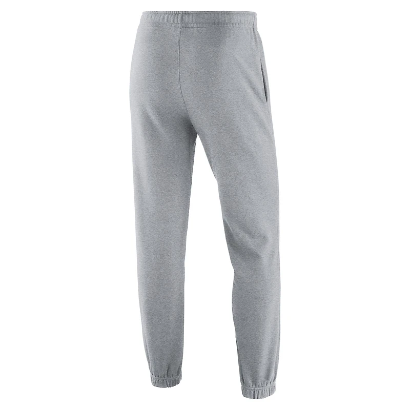 Men's Nike Heathered Gray Michigan State Spartans Saturday Fleece Pants