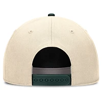 Men's Nike Natural/Green Michigan State Spartans Academic Rise Dri-FIT Adjustable Hat