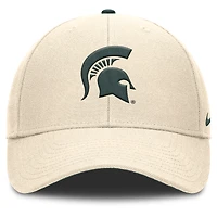 Casquette ajustable Nike Natural Michigan State Spartans Primetime Rise Dri-FIT pour homme